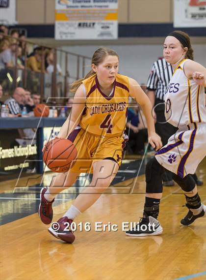 Thumbnail 3 in Elk County Catholic vs North Clarion (PIAA District IX A Semifinal) photogallery.