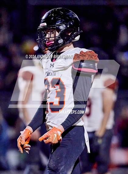 Thumbnail 3 in Arcata @ Winters (CIF 6-AA Northern Regional Final) photogallery.