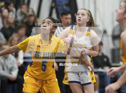 Thumbnail 2 in Shoreham-Wading River vs West Babylon (NYSPHSAA Section XI Class A Semifinal) photogallery.