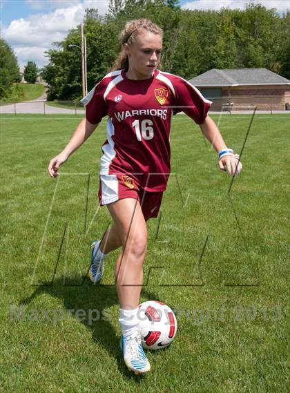 Thumbnail 1 in Walsh Jesuit (Preseason Early Contenders Soccer Photo Shoot) photogallery.