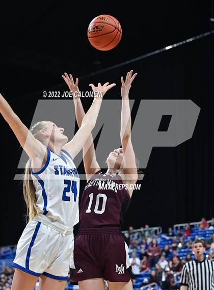 Thumbnail 2 in Stamford vs Martins Mill (UIL 2A State Semifinals) photogallery.