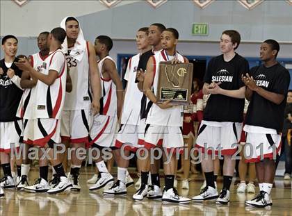 Thumbnail 1 in Salesian vs. St. Mary's (CIF NorCal D4 Final) photogallery.