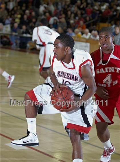 Thumbnail 2 in Salesian vs. St. Mary's (CIF NorCal D4 Final) photogallery.
