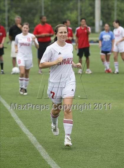 Thumbnail 2 in Charlotte Catholic vs Cardinal Gibbons (NCHSAA 3A Final) photogallery.