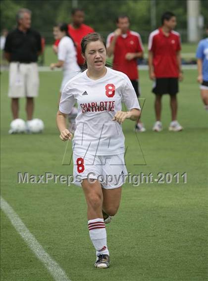 Thumbnail 3 in Charlotte Catholic vs Cardinal Gibbons (NCHSAA 3A Final) photogallery.