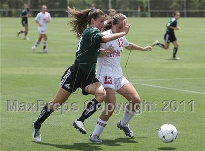 Thumbnail 3 in Charlotte Catholic vs Cardinal Gibbons (NCHSAA 3A Final) photogallery.