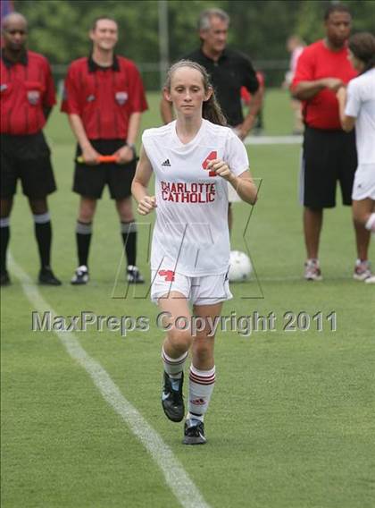 Thumbnail 2 in Charlotte Catholic vs Cardinal Gibbons (NCHSAA 3A Final) photogallery.