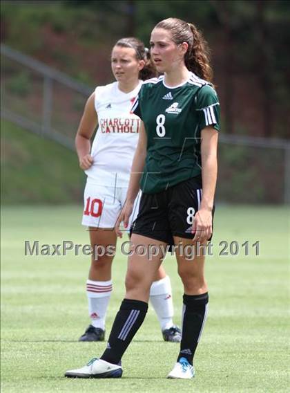 Thumbnail 3 in Charlotte Catholic vs Cardinal Gibbons (NCHSAA 3A Final) photogallery.