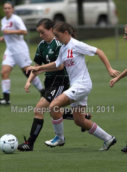 Thumbnail 1 in Charlotte Catholic vs Cardinal Gibbons (NCHSAA 3A Final) photogallery.