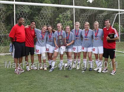 Thumbnail 3 in Charlotte Catholic vs Cardinal Gibbons (NCHSAA 3A Final) photogallery.