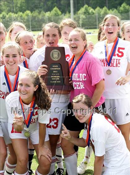 Thumbnail 3 in Charlotte Catholic vs Cardinal Gibbons (NCHSAA 3A Final) photogallery.
