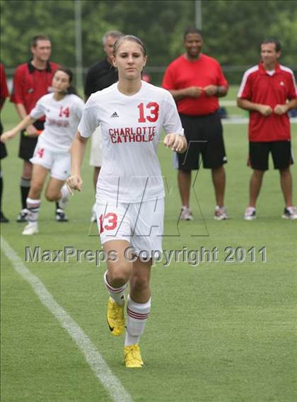 Thumbnail 2 in Charlotte Catholic vs Cardinal Gibbons (NCHSAA 3A Final) photogallery.