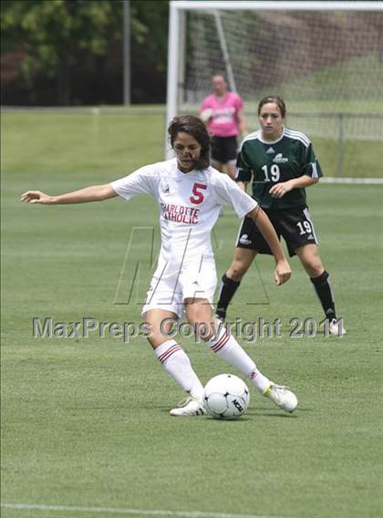 Thumbnail 1 in Charlotte Catholic vs Cardinal Gibbons (NCHSAA 3A Final) photogallery.