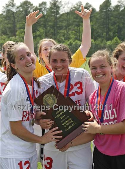 Thumbnail 2 in Charlotte Catholic vs Cardinal Gibbons (NCHSAA 3A Final) photogallery.