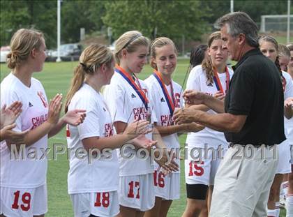 Thumbnail 3 in Charlotte Catholic vs Cardinal Gibbons (NCHSAA 3A Final) photogallery.