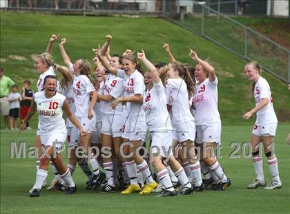Thumbnail 1 in Charlotte Catholic vs Cardinal Gibbons (NCHSAA 3A Final) photogallery.