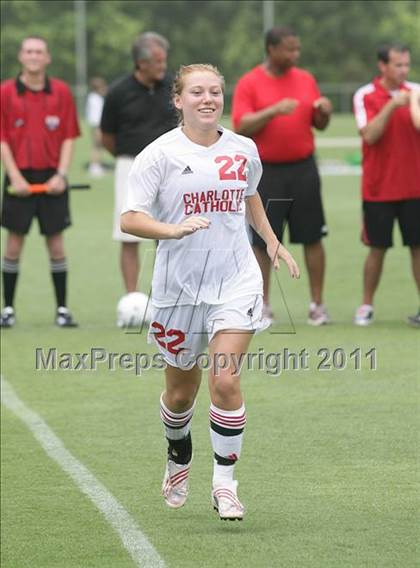 Thumbnail 3 in Charlotte Catholic vs Cardinal Gibbons (NCHSAA 3A Final) photogallery.