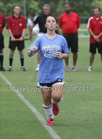 Thumbnail 1 in Charlotte Catholic vs Cardinal Gibbons (NCHSAA 3A Final) photogallery.