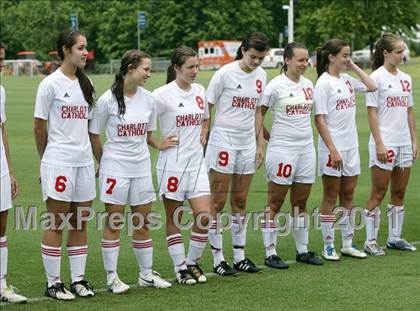 Thumbnail 3 in Charlotte Catholic vs Cardinal Gibbons (NCHSAA 3A Final) photogallery.