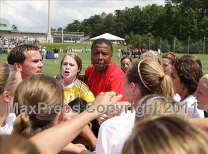 Thumbnail 3 in Charlotte Catholic vs Cardinal Gibbons (NCHSAA 3A Final) photogallery.