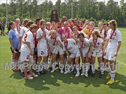 Thumbnail 3 in Charlotte Catholic vs Cardinal Gibbons (NCHSAA 3A Final) photogallery.