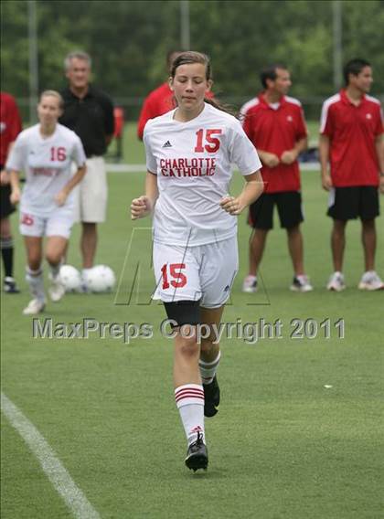 Thumbnail 1 in Charlotte Catholic vs Cardinal Gibbons (NCHSAA 3A Final) photogallery.