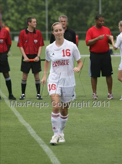 Thumbnail 2 in Charlotte Catholic vs Cardinal Gibbons (NCHSAA 3A Final) photogallery.