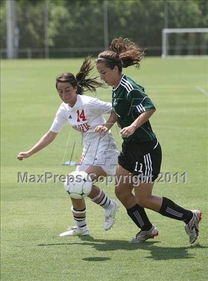 Thumbnail 2 in Charlotte Catholic vs Cardinal Gibbons (NCHSAA 3A Final) photogallery.