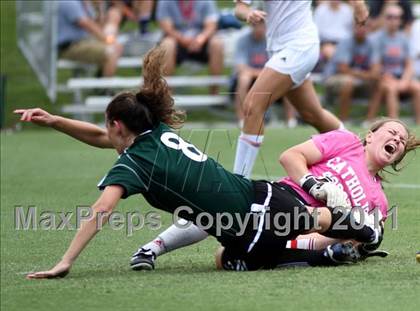 Thumbnail 1 in Charlotte Catholic vs Cardinal Gibbons (NCHSAA 3A Final) photogallery.