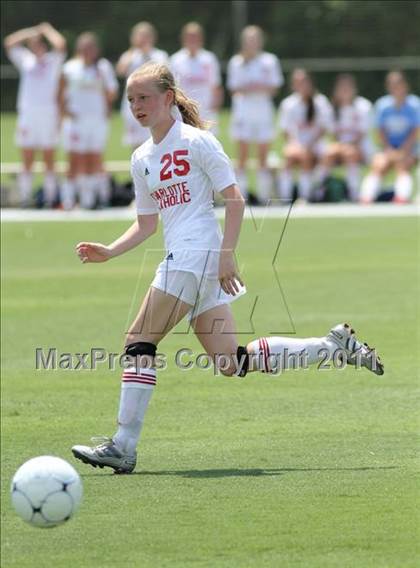 Thumbnail 3 in Charlotte Catholic vs Cardinal Gibbons (NCHSAA 3A Final) photogallery.