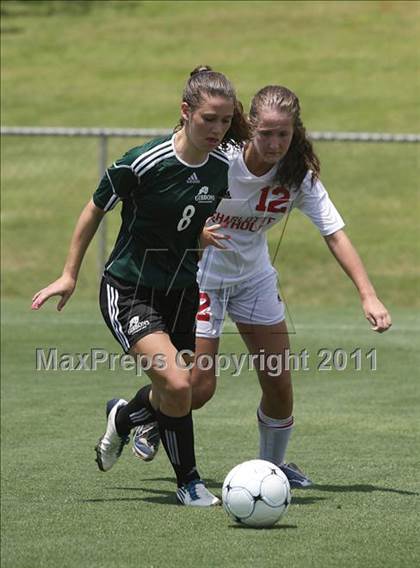 Thumbnail 3 in Charlotte Catholic vs Cardinal Gibbons (NCHSAA 3A Final) photogallery.