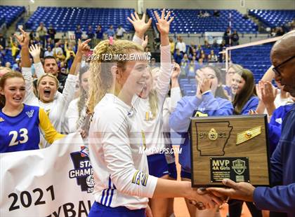 Thumbnail 1 in Valley View vs Brookland (AAA 4A Final) photogallery.