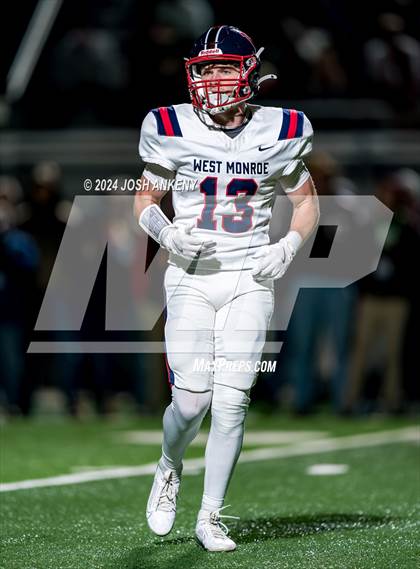 Thumbnail 3 in West Monroe @ Central (LHSAA Division I Non-Select Round 3) photogallery.