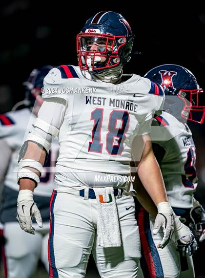 Thumbnail 3 in West Monroe @ Central (LHSAA Division I Non-Select Round 3) photogallery.