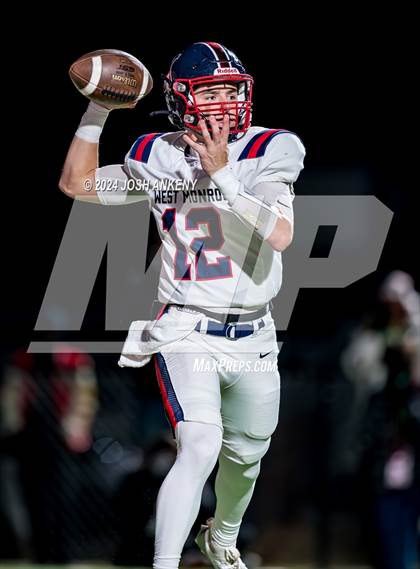 Thumbnail 2 in West Monroe @ Central (LHSAA Division I Non-Select Round 3) photogallery.