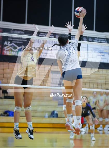 Thumbnail 1 in Notre Dame Prep vs. Desert Vista photogallery.