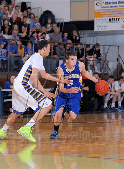 Thumbnail 3 in Johnsonburg vs Lincoln Park Performing Arts (PIAA A Semifinal) photogallery.