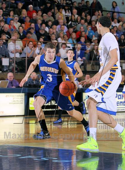 Thumbnail 2 in Johnsonburg vs Lincoln Park Performing Arts (PIAA A Semifinal) photogallery.