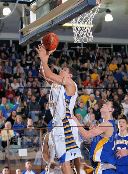 Thumbnail 1 in Johnsonburg vs Lincoln Park Performing Arts (PIAA A Semifinal) photogallery.