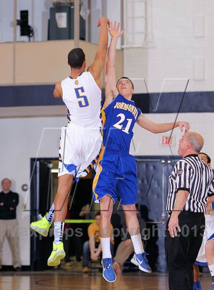 Thumbnail 1 in Johnsonburg vs Lincoln Park Performing Arts (PIAA A Semifinal) photogallery.