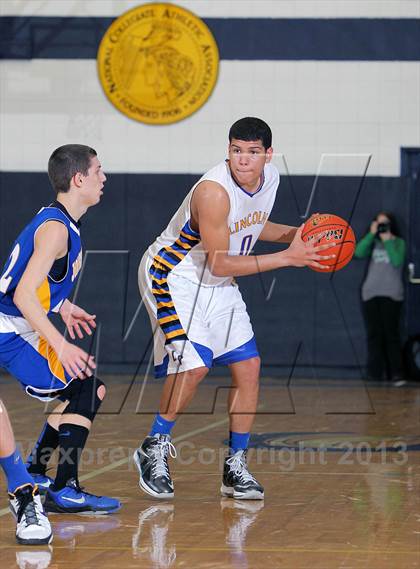 Thumbnail 3 in Johnsonburg vs Lincoln Park Performing Arts (PIAA A Semifinal) photogallery.