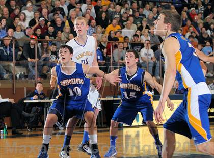 Thumbnail 3 in Johnsonburg vs Lincoln Park Performing Arts (PIAA A Semifinal) photogallery.
