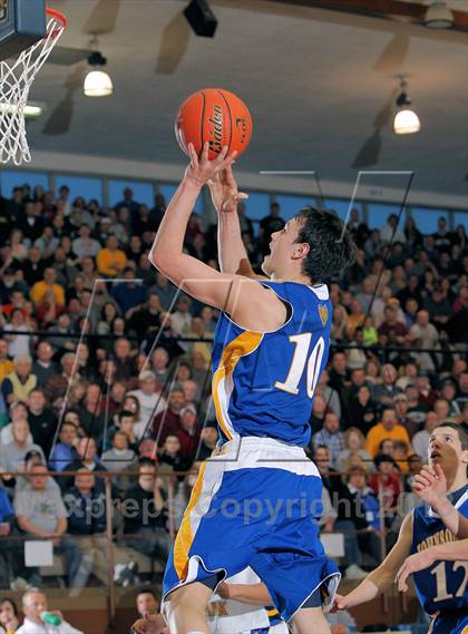 Thumbnail 3 in Johnsonburg vs Lincoln Park Performing Arts (PIAA A Semifinal) photogallery.