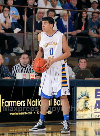Thumbnail 1 in Johnsonburg vs Lincoln Park Performing Arts (PIAA A Semifinal) photogallery.