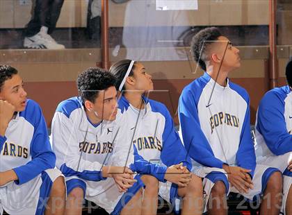 Thumbnail 3 in Johnsonburg vs Lincoln Park Performing Arts (PIAA A Semifinal) photogallery.