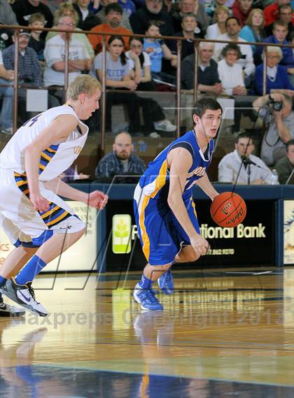 Thumbnail 2 in Johnsonburg vs Lincoln Park Performing Arts (PIAA A Semifinal) photogallery.