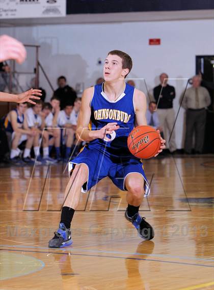 Thumbnail 1 in Johnsonburg vs Lincoln Park Performing Arts (PIAA A Semifinal) photogallery.