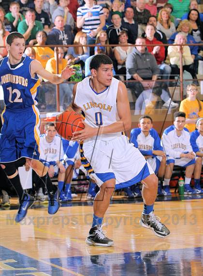 Thumbnail 1 in Johnsonburg vs Lincoln Park Performing Arts (PIAA A Semifinal) photogallery.