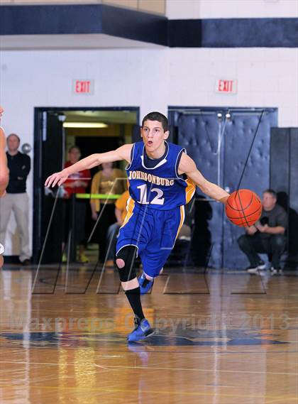 Thumbnail 3 in Johnsonburg vs Lincoln Park Performing Arts (PIAA A Semifinal) photogallery.