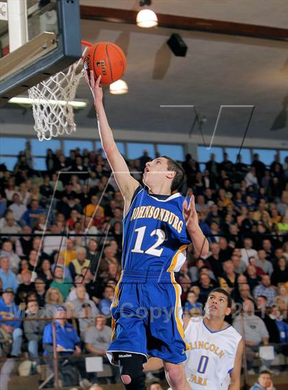 Thumbnail 1 in Johnsonburg vs Lincoln Park Performing Arts (PIAA A Semifinal) photogallery.